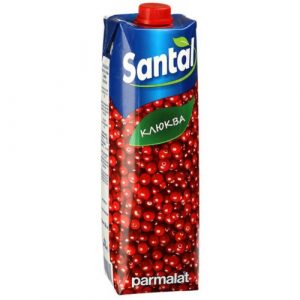 Морс Santal Клюква 1 л